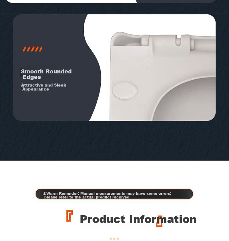 Denwalk [Germany] Universal U-Shaped Thickened Toilet Seat Cover Replacement Quick-Release Old-Style Toilet Ring Seat 11