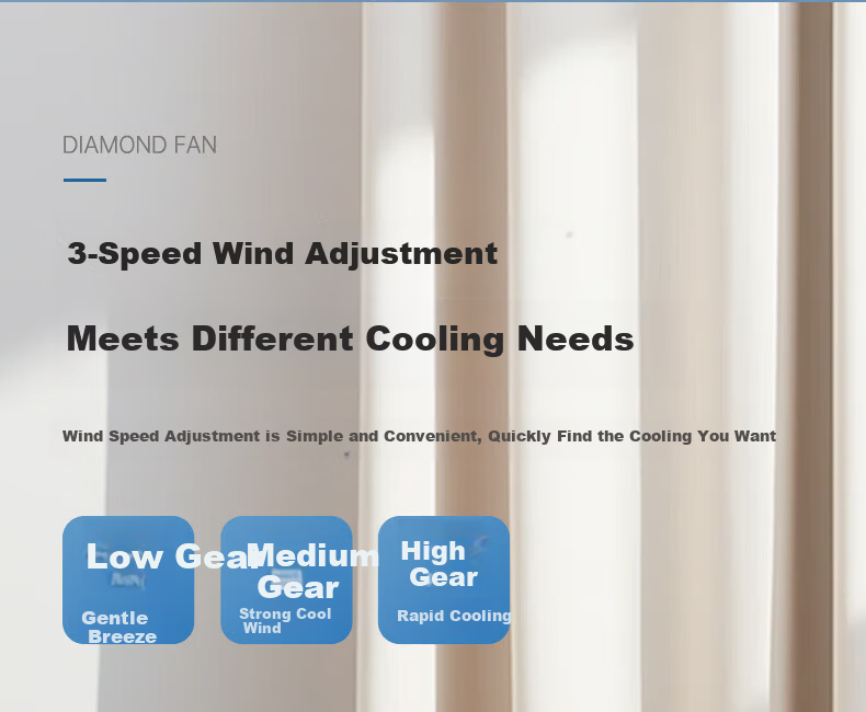 DIAMOND Desktop Electric Fan Home Table Fan Dormitory Quiet Small Fan Student Living Room Bedroom Bedside Oscillating Large Fan WY 9
