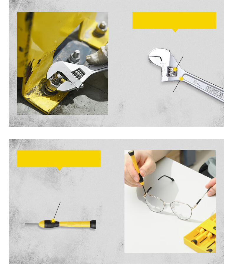STANLEY Household Tool Set, Repair Hardware Manual Tools, Cost-Effective 10-Piece Set EC-010 [Bestseller] 10