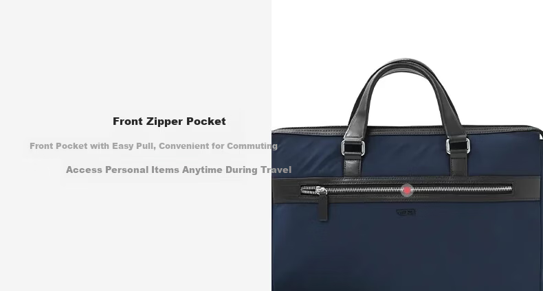 TUMI MONROE Men's Business Commuter Lightweight Briefcase Shoulder Laptop Bag Navy Blue 5