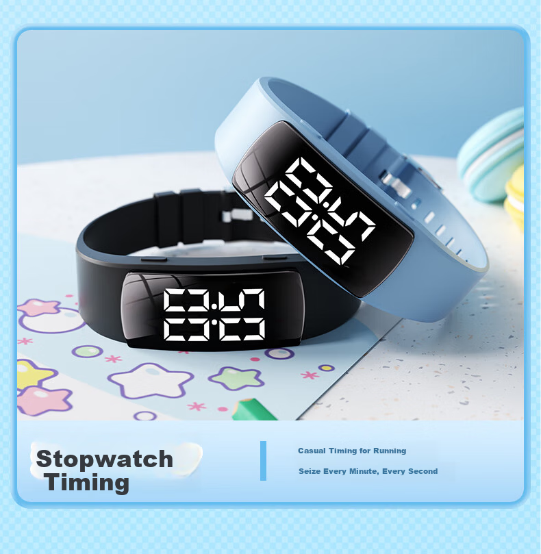 Koshi Student Sports Wristband Watch for Boys with Vibration Alarm Smart Waterproof Swimming Electronic Watch for High School and Middle School Students 13