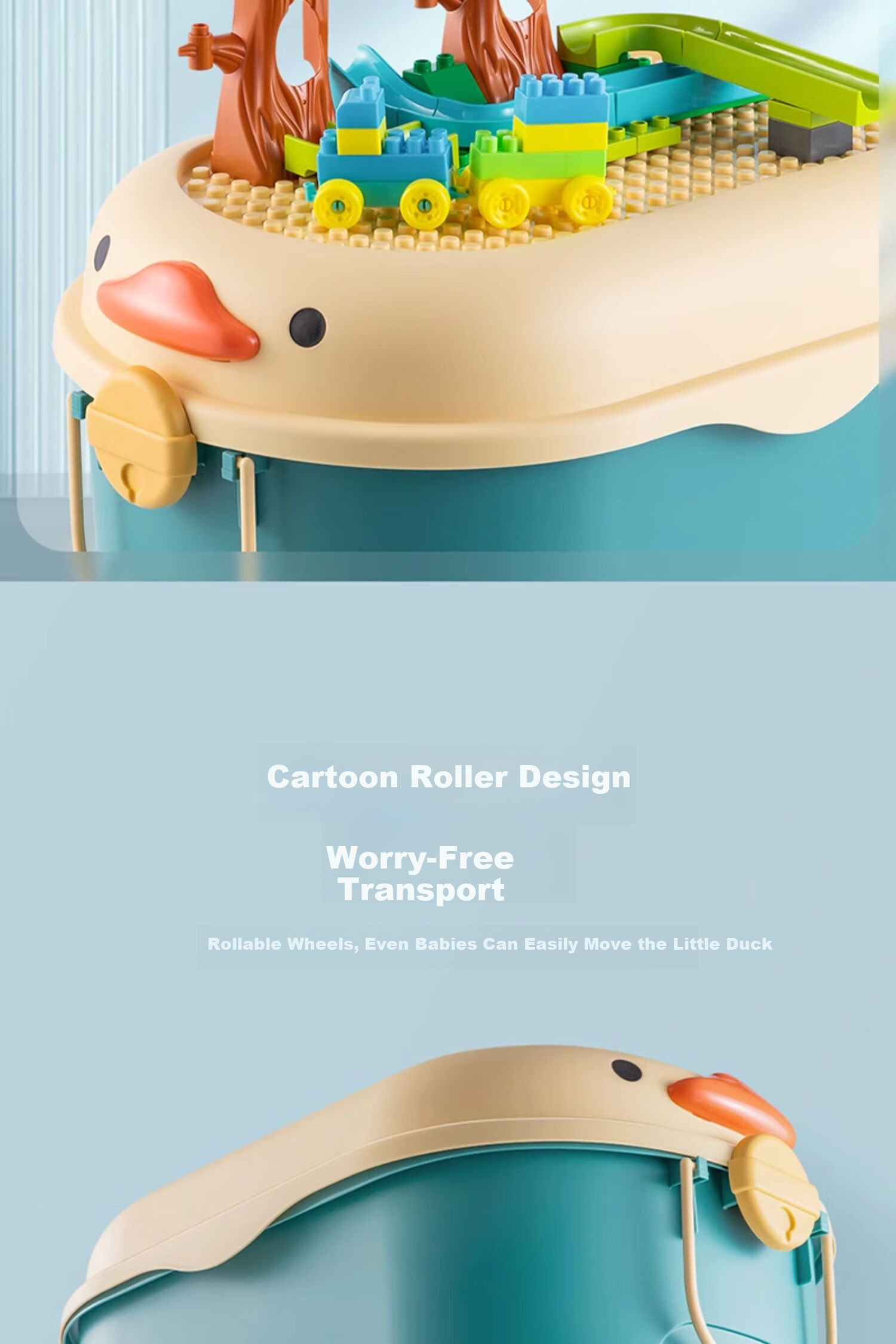 OLA XIANG Children's Toy Storage Box Large Capacity Plastic Household Organizer Snack Storage Container Baby Clothes Storage Box 5