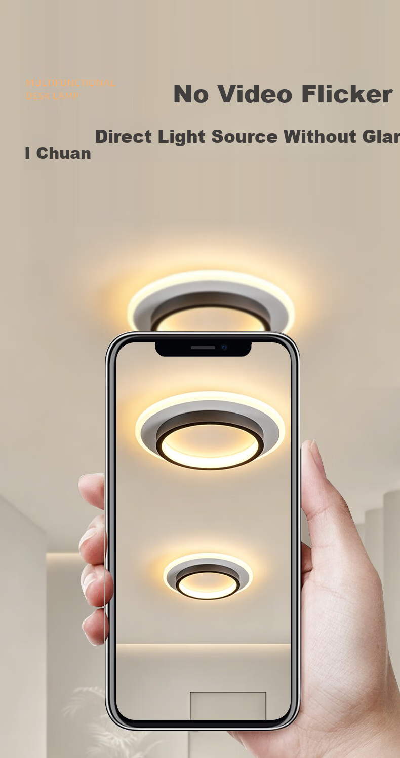Dengling Ultra-thin LED Corridor Ceiling Light Modern Minimalist Nordic Cloakroom Popular Entrance Balcony Hallway Light 5