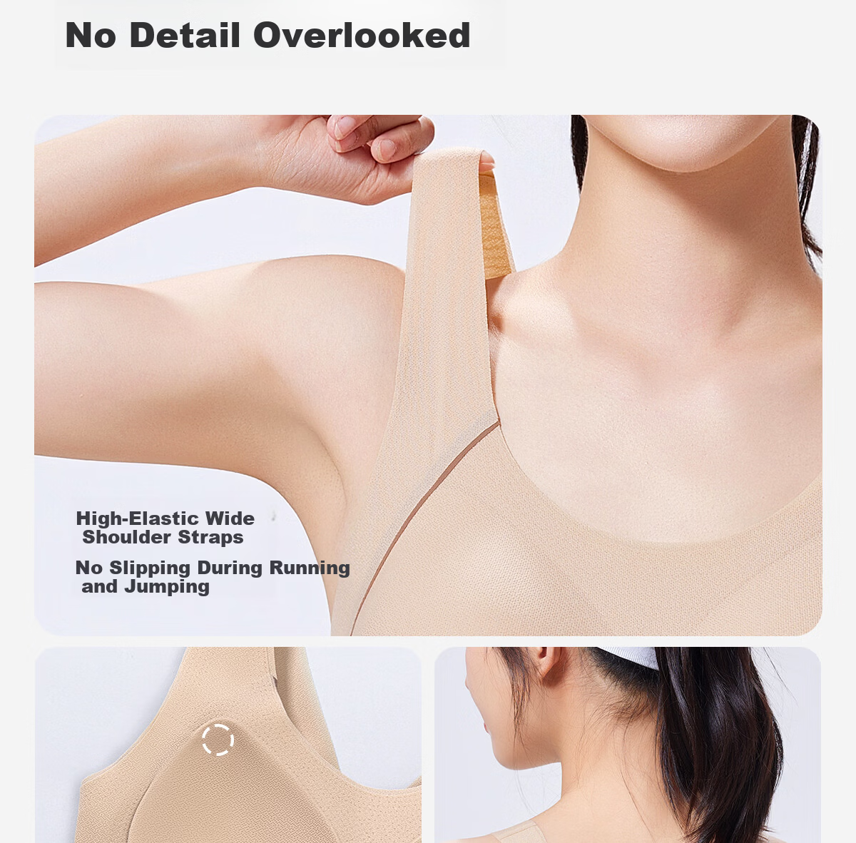Meishianxuan Developmental Stage Shaping Vest for Middle School and Older Girls, Student Sports Anti-Shock Bra 18