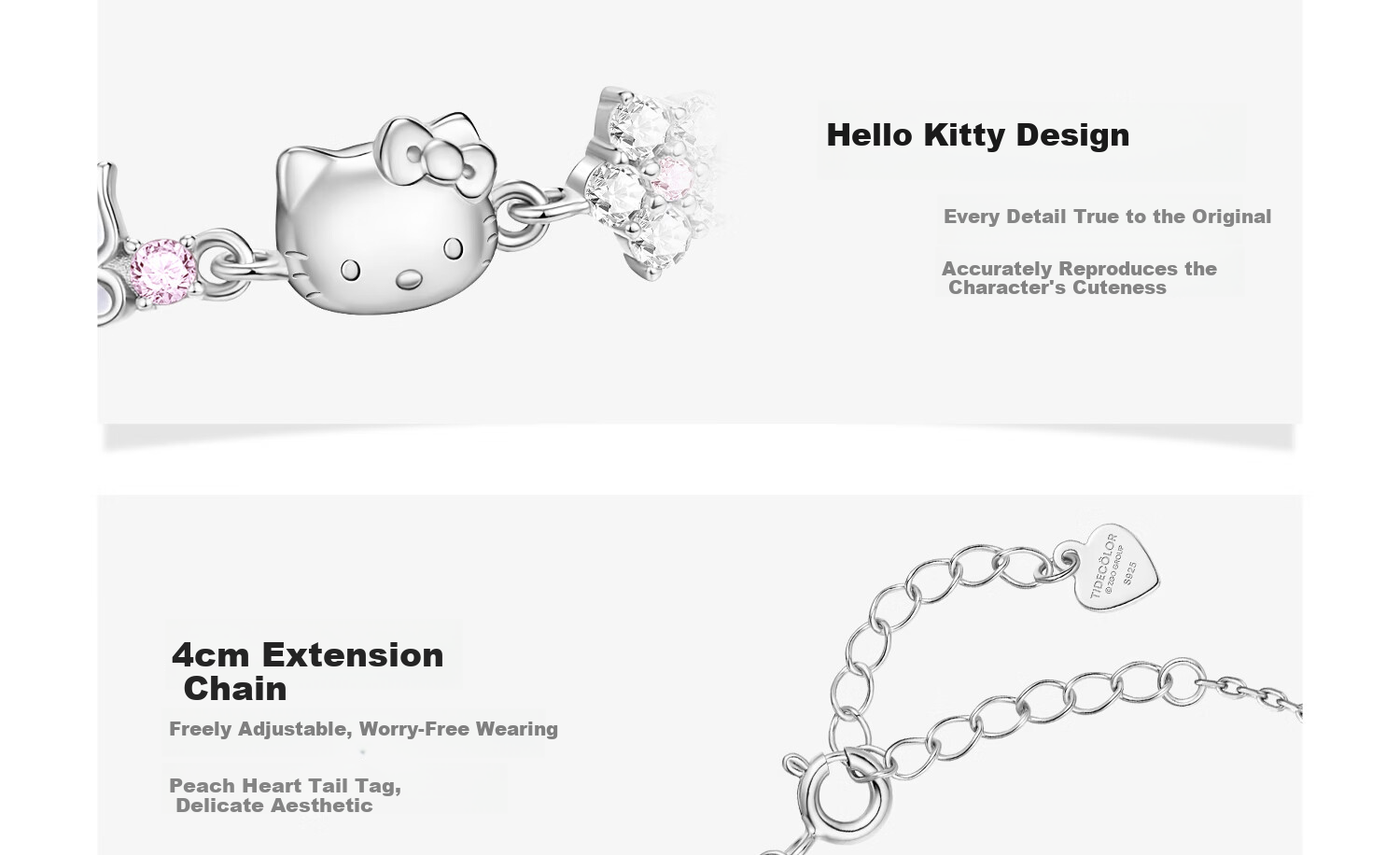 Chao Se Hui Sanrio Hello Kitty Butterfly Bracelet for Girls Children's Birthday Gift Luxury Gift for Girls 6223 15