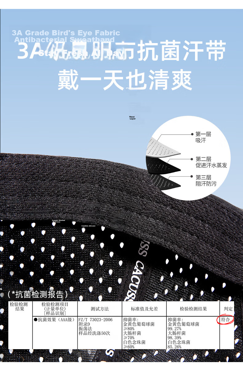 CACUSS Men's Baseball Cap Summer Large Head Mesh Breathable Sports Sunshade Black L 6