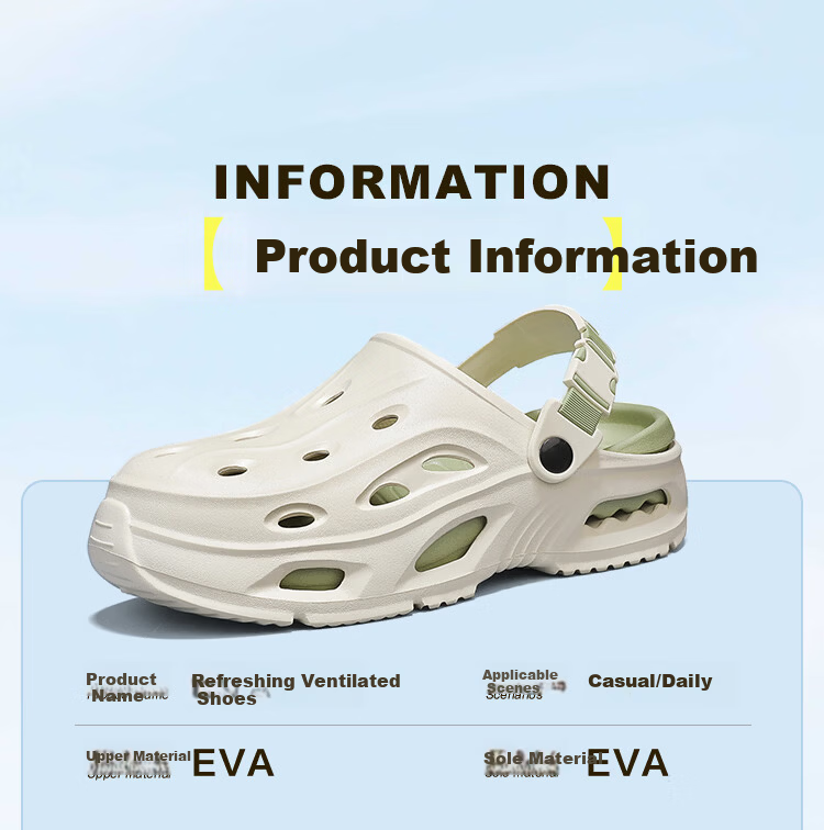 Jingzhenlianggong Breathable Sandals Senma Summer Non-slip Durable Thick-soled Beach Slippers Mint Green Size 42-43 15