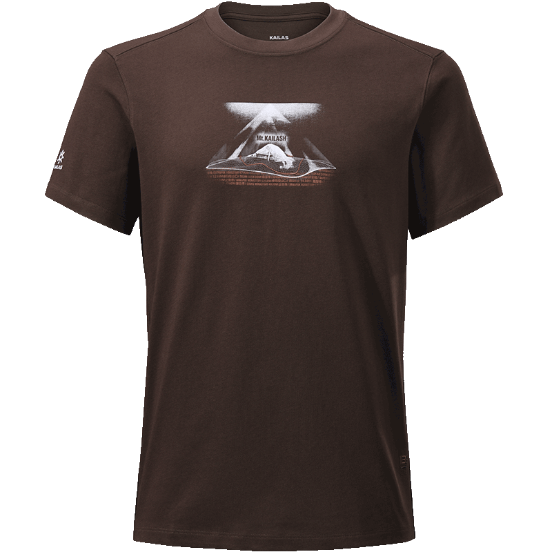 KAILAS Kailas Gang Rinpoche Cotton T-Shirt Spring Summer Outdoor Hiking Breathable Lightweight Short Sleeve