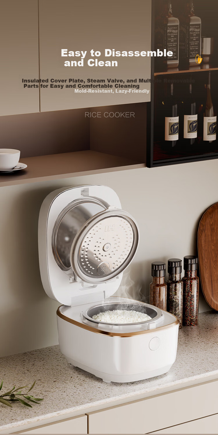 Gree Price Protection 618 Rice Cooker 0 Coating Titanium Inner Pot 316 Stainless Steel 2-4 Person 3L IH Heating Non-Coating Multifunctional Rice Cooker Baby Porridge 3027C 15