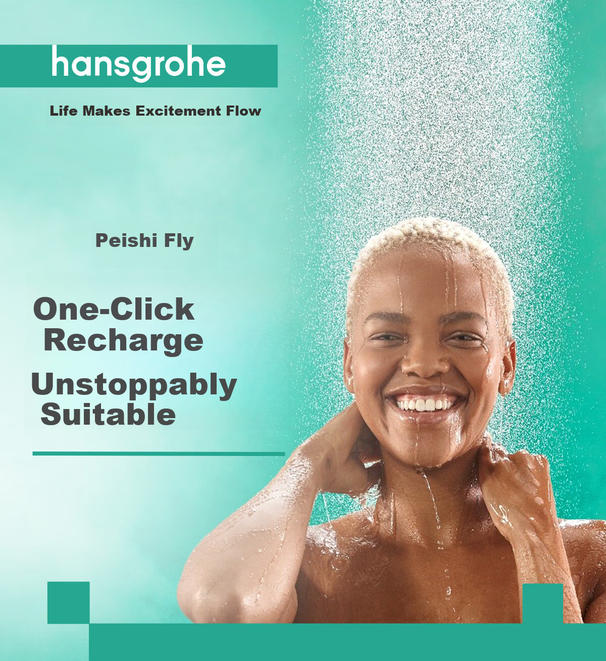 Hansgrohe Standard Shower Set Preshower Single-Speed Thermostatic Shower Shelf 24231007 1