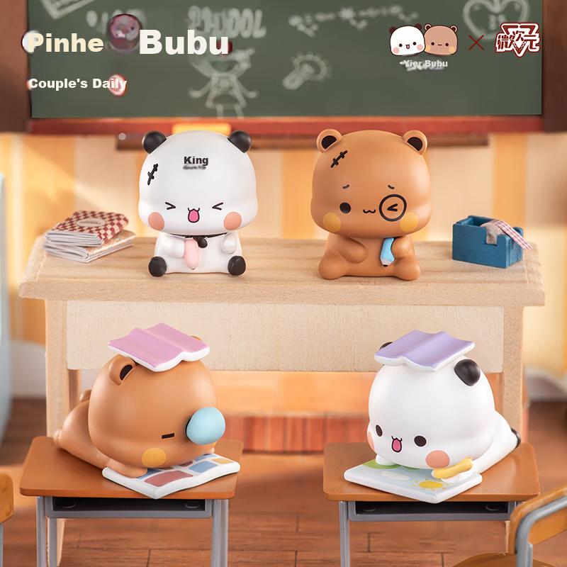Microdimension Ichigo and Bubu Couple Daily Series 3 Blind Box Figure Car Decoration Toy Birthday Gift Box Set 4