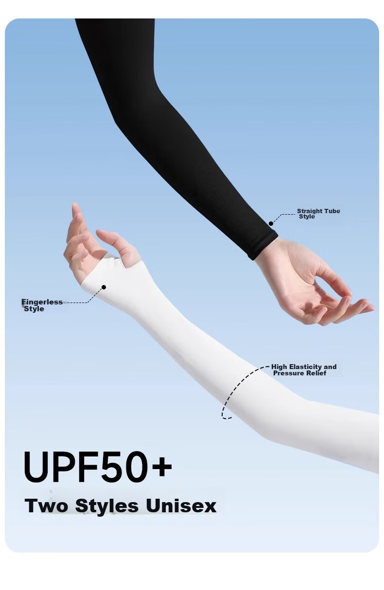 Miiow Summer UV Protection Arm Sleeves Unisex Ice Silk Thin Gloves for Driving and Cycling 2026 6