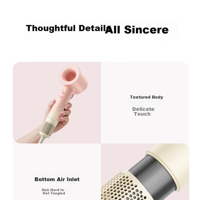 Kandao【Price Guarantee 618】Hair Dryer High-Speed Wind Large Negative Ion Hair Care Quiet Fast Drying Plasma Hair Dryer Home Use Birthday Gift for Girlfriend 21