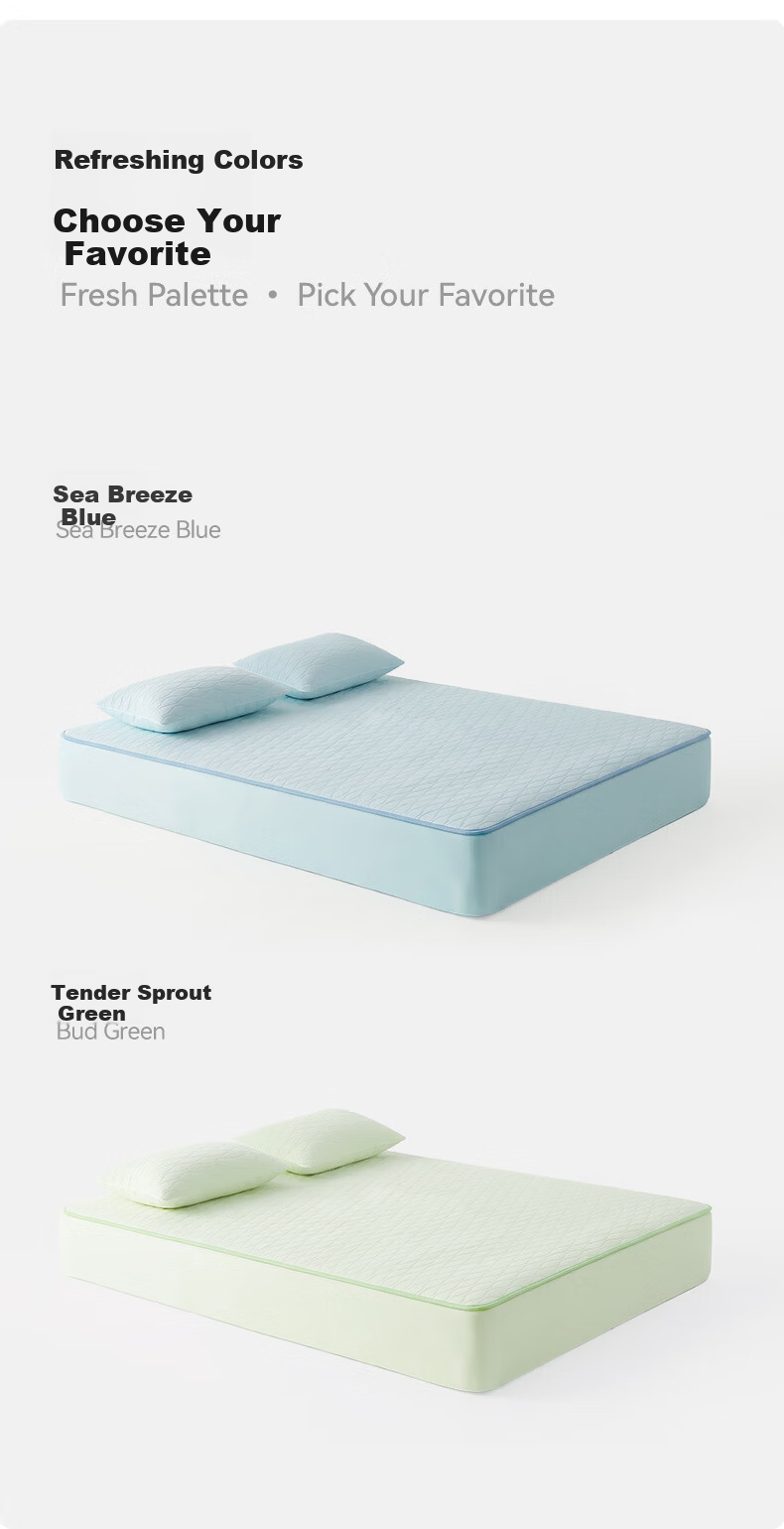HuiShui HuHu Small Ice Mat Ice Silk Cooling Mat Summer Class A Antibacterial Mite-Resistant Silicone Soft Breathable Bed Sheet Summer 13