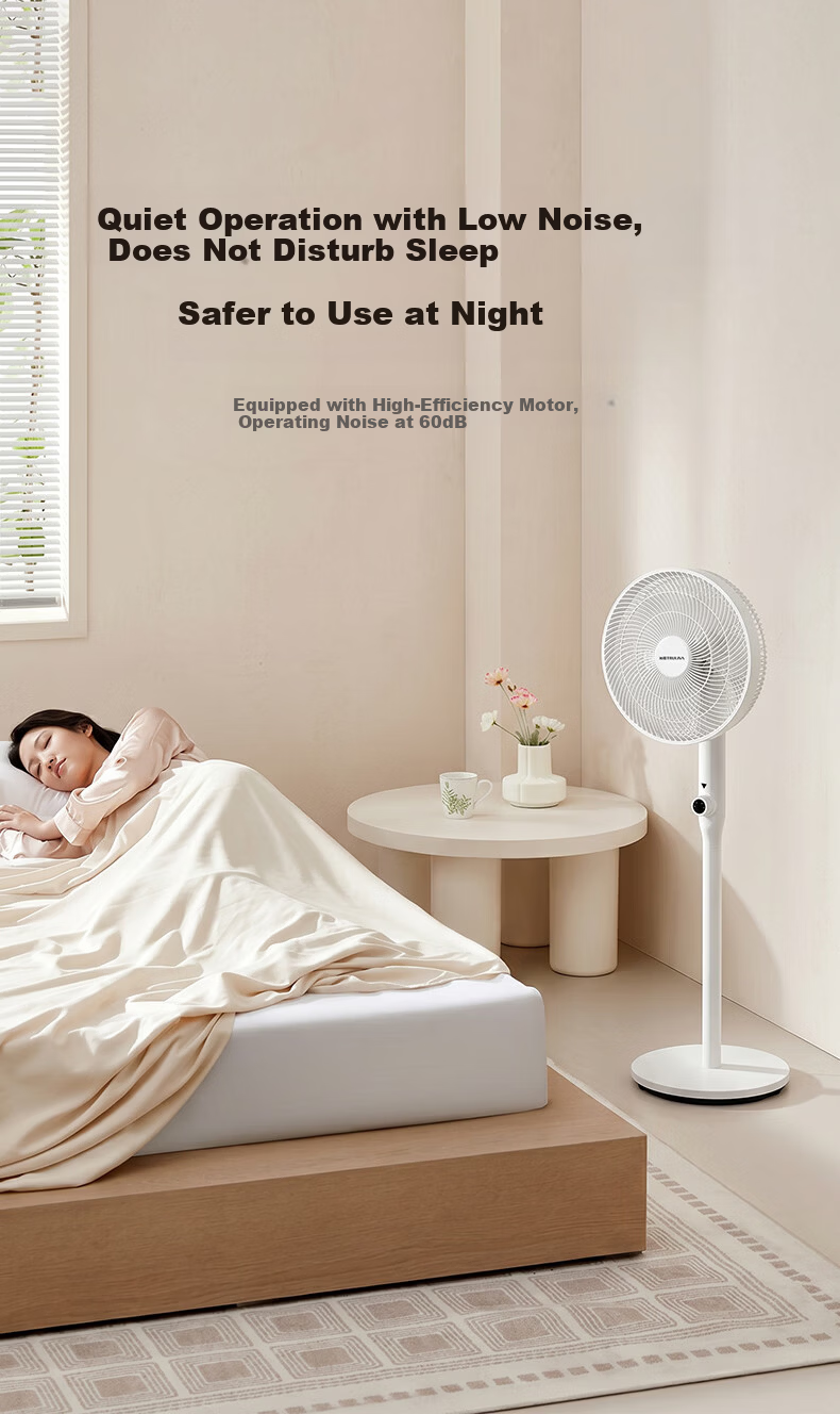 Qinyuan Breeze Series DC Inverter Floor Fan Circulating Fan Level 1 Energy Efficiency Home Integrated Adjustable Soft Wind Silent Remote Control Electric Fan PF-341A 4