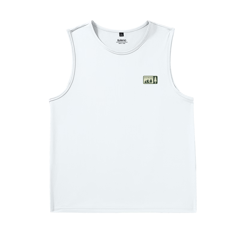Baleno Men's Ice Silk Mesh Vest Summer New Quick-Dry Breathable Sleeveless Running Cooling Sports Fitness T-Shirt