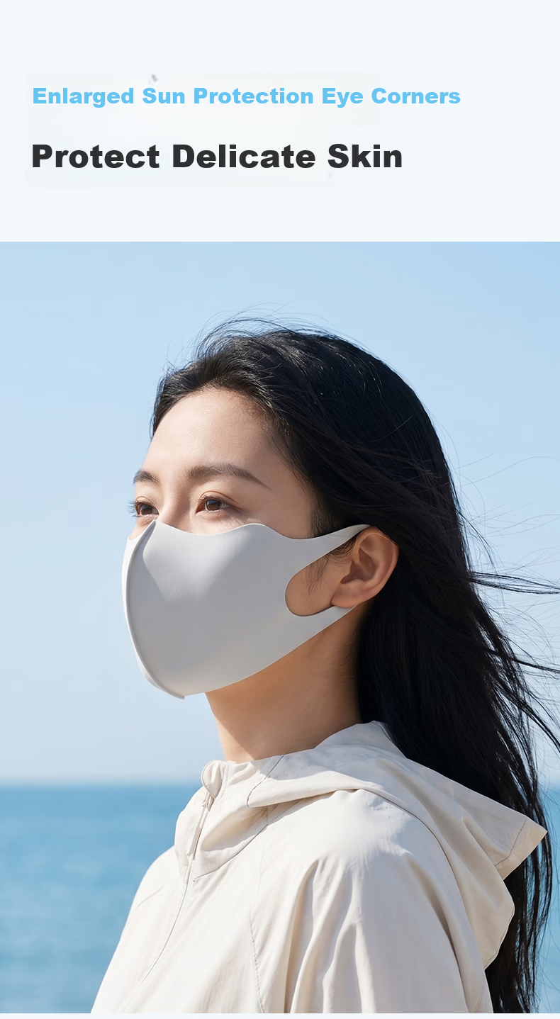 Meilicheng Sunscreen Face Mask Unisex Summer UV Protection Lightweight Breathable Sunshade Mask for Running and Cycling 6