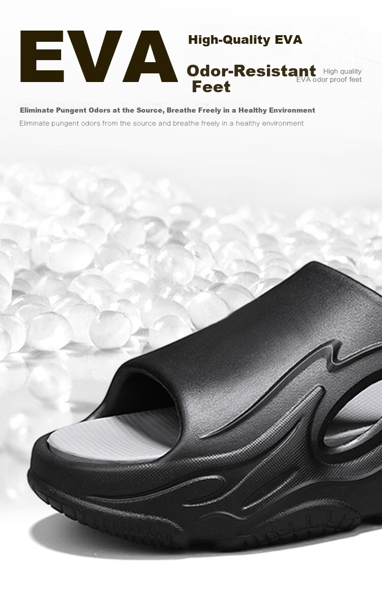 Jingzhenlianggong EVA Odor-Resistant Breathable Sandals Senma Style Mint Green Size 44-45 3