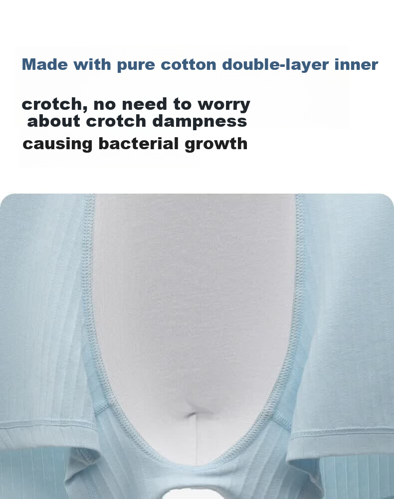 Dr. Chu Pure Cotton Disposable Men's Boxer Briefs Sterilized Wash-Free 5-Pack Travel Daily Use Mixed XL 12