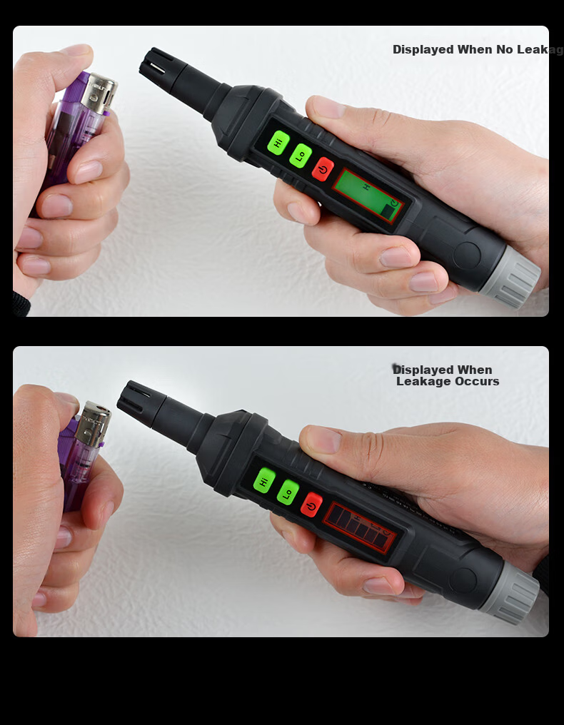 JERXUN Combustible Gas Detector Natural Gas Coal Gas Pen-Type Leak Detector Portable LPG Leak Alarm 9