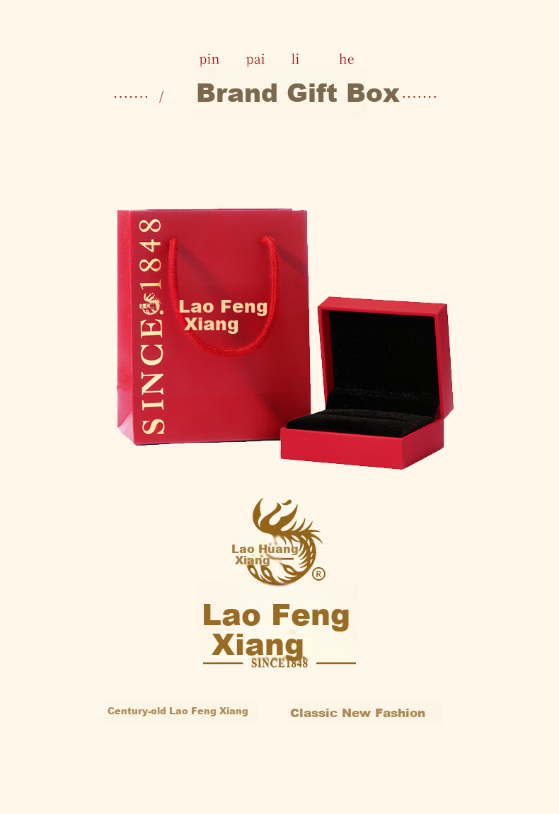 Lao Feng Xiang Pearl Stud Earrings for Women Silver Tassel Elegant Safety Temperament Jewelry Birthday Anniversary Gift for Girlfriend Wife 10