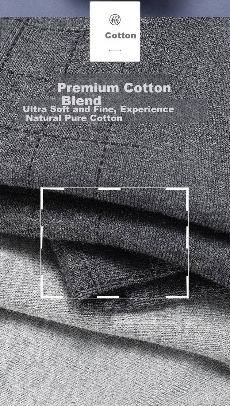Pierre Cardin Men's 10A Antibacterial Pure Cotton Odor-Resistant Business Casual Mid-Calf Socks 5-Pack 3