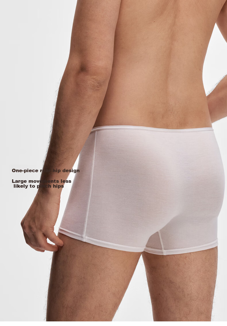 Bananain 520C Men's Disposable Underwear EO Sterilized Antibacterial Individually Packaged Wash-Free Daily Use Travel Boxer Briefs 7 Pieces 14
