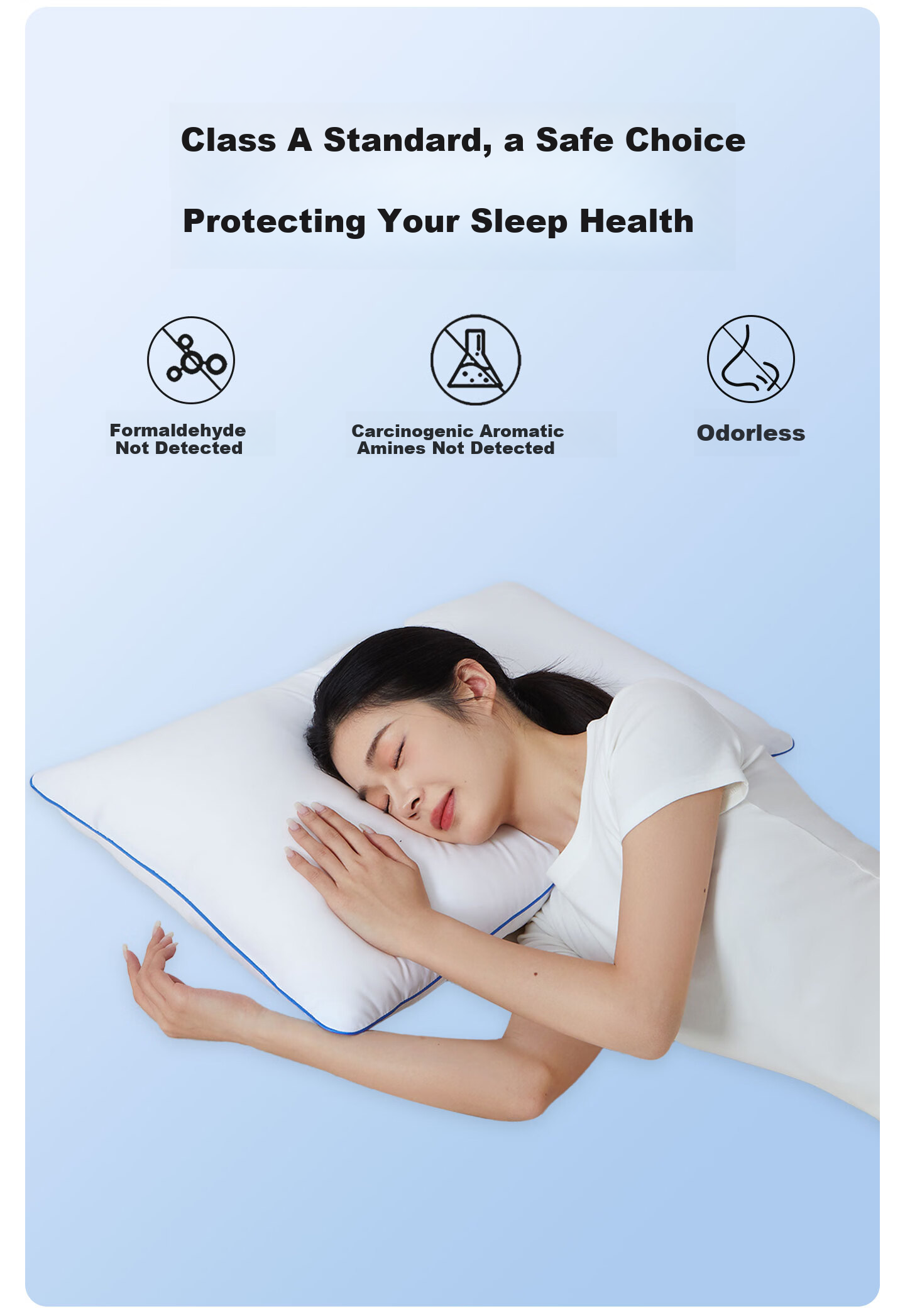Shenqi Little Deer Three-Proof Antibacterial Fiber Pillow Adult Soft Pillow Hotel Soft White Pillow Home Single Deep Sleep Pillow 10
