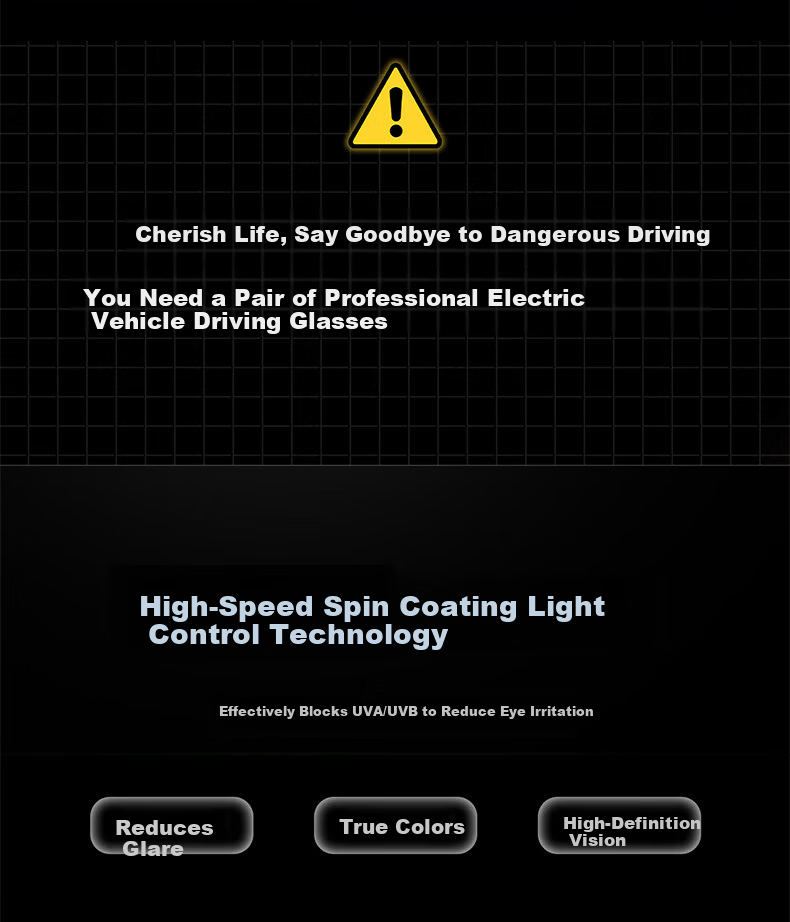 SsonTvte Day and Night Dual-Use Color-Changing Anti-Glare Night Vision Polarized Driving Sunglasses 4