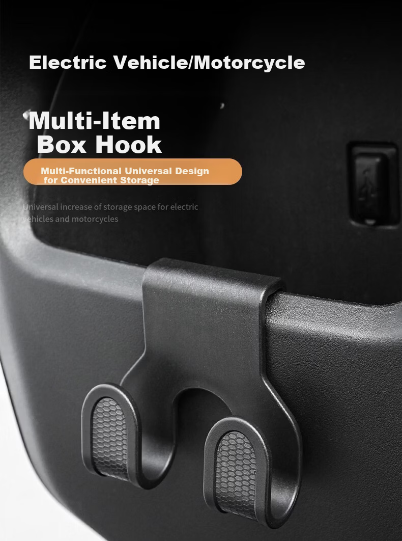 Bingyou Electric Vehicle Hook Storage Box Hanging Hook Food Delivery Helmet Holder Motorcycle Battery Vehicle Suspension Hook 1