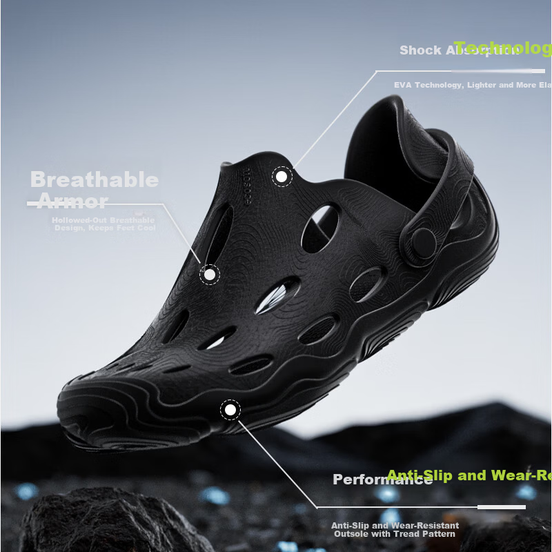 Coqui New Venom Men's Creek Shoes Outdoor Slip-On Sandals Black 40 CQ2519