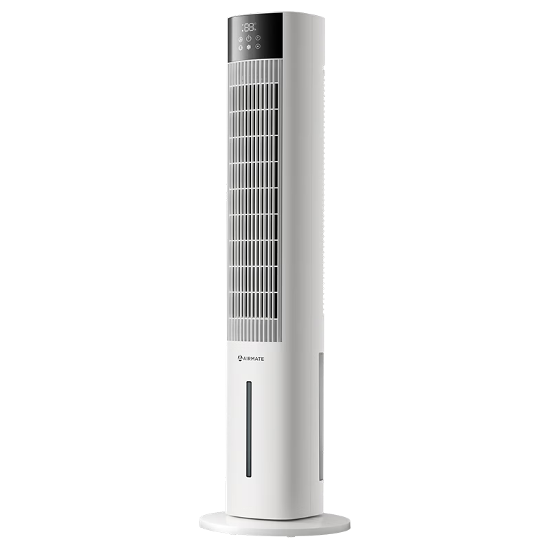 AIRMATE AI Wind Variable Temperature Home Air Conditioner Fan Floor Remote Control Cooling Fan Living Room Humidifying Cooling Air Conditioner Fan Office Bladeless Tower Fan Small Air Conditioner FC-R