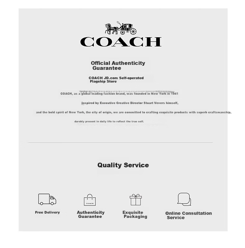 COACH Classic Logo Zip Wristlet Wallet Black CF358 Gift 8