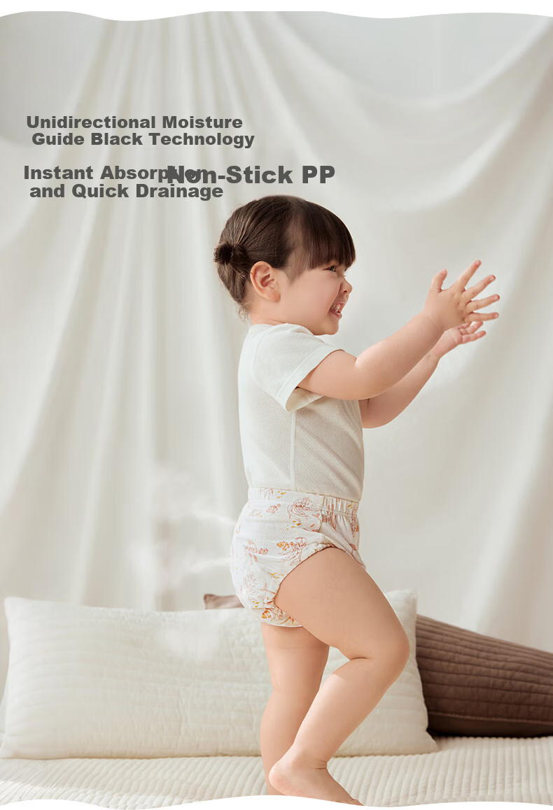 October Crystals Toilet Training Pants Unisex Baby Breathable Diaper Pants Washable Potty Training Underwear Toddler Pull-Ups 13