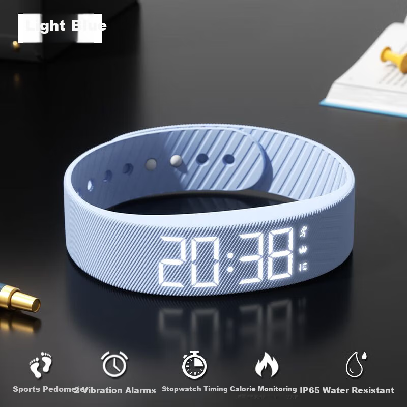 Koshi Alarm Clock Watch Student Outdoor Boys Multifunction Silent Vibration Smart Bracelet Children's Sports Electronic Watch for Men