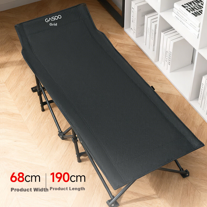 Gosoo Folding Nap Bed Single Office Nap Bed Hospital Care Bed Foldable Portable Recliner Outdoor Camp Bed