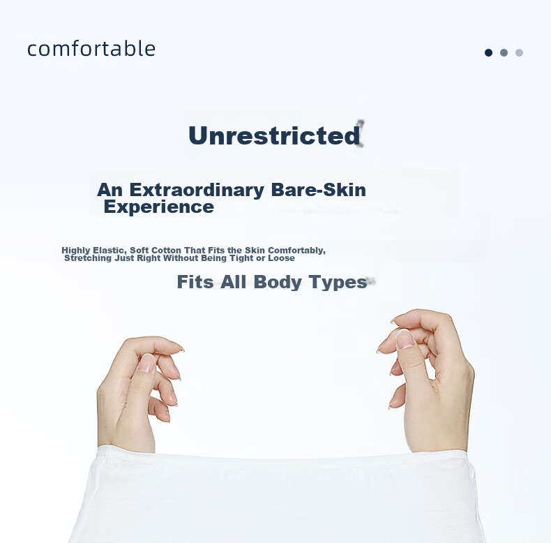 Aimer Disposable Men's Triangle Underwear [4-Pack] Wash-Free Sterile Travel Underwear Gray 185 12