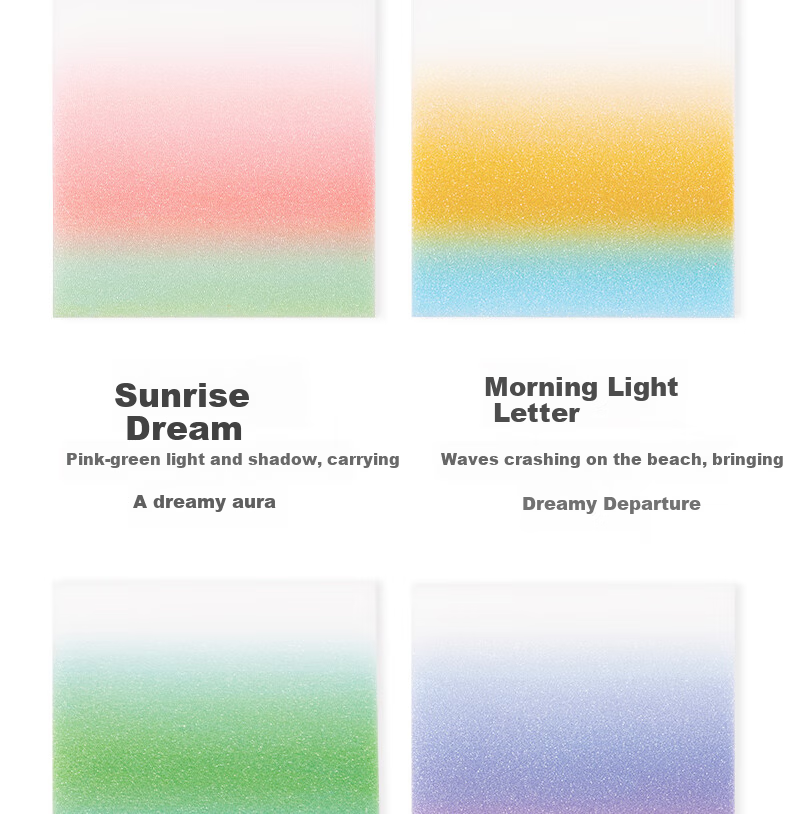 Deli Gradient Memo Sticky Notes 76mm x 76mm Writable 50 Sheets/Pack BT405 3