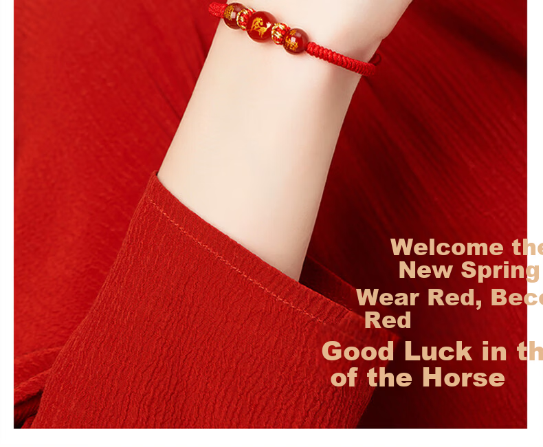 Benming Tang Red String Bracelet for Women Zodiac Year Protection Talisman Good Luck Gift for Gaokao Birthday Present for Girlfriend 4