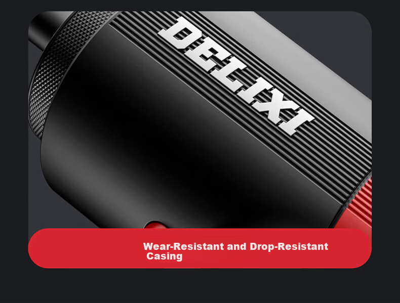 Delixi Electric Cordless Screwdriver Rechargeable Portable Mini Multifunctional Electric Drill Screwdriver Set for Home Use 56