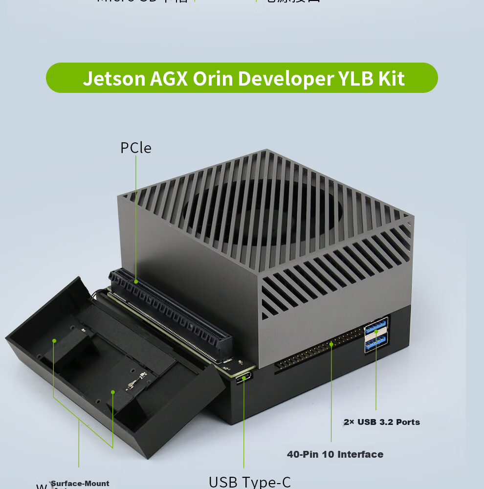 LOBOROBOT Jetson AGX ORIN Developer YLB Kit Development Board 32GB Development Kit 8