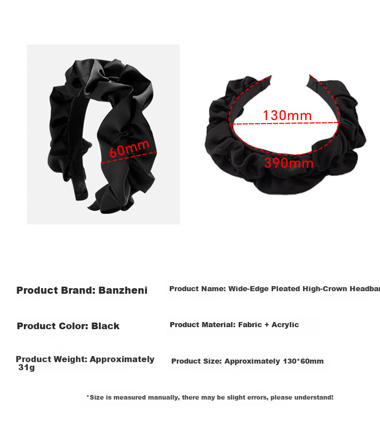Banjeni Hair Clip and Headband for Women, Wide and High Crown with Teeth, Suitable for Short Hair, Gentle on Hair, Cute, Light Luxury, Minimalist, Premium Feel 1