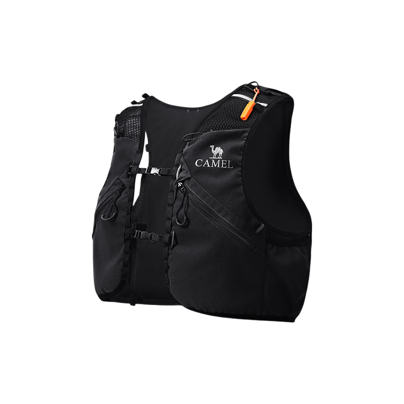 CAMEL Off-Road Sports Backpack Double Shoulder Marathon Vest Outdoor Hiking Mountaineering Hydration Pack 575B673037 Fiery Orange