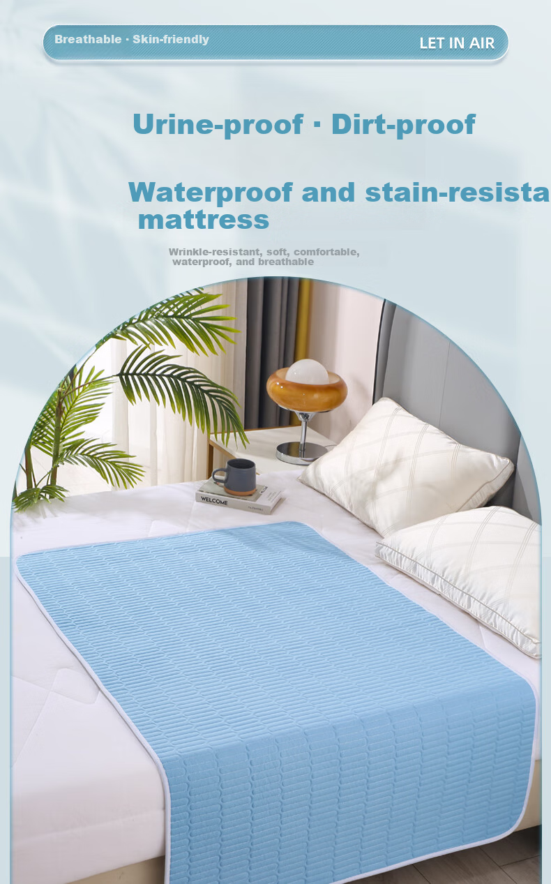 NORTHSHORE Adult Waterproof Washable Incontinence Pad Large Size Elderly Care Mat Baby Crib Mattress 80x120cm 1