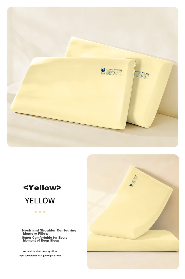 Zhang Yu Children's Pillow Slow Rebound Deep Sleep Neck Support Memory Pillow Four Seasons Universal 40*70*8cm Pink 13