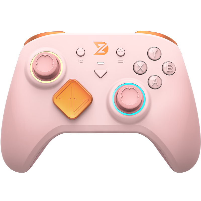 Actuon Super Legend S Elite Edition Wireless Gaming Controller Vibration Motion 8K Bluetooth Switch Controller for PC Mobile Steam TV NS Switch 2 [Dream Pink]