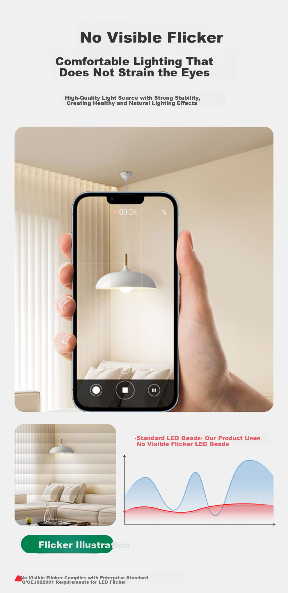 NVC LED Bulb Energy-Saving E27 Large Screw Base Household Commercial High Power 51W White Light Column Bulb 6