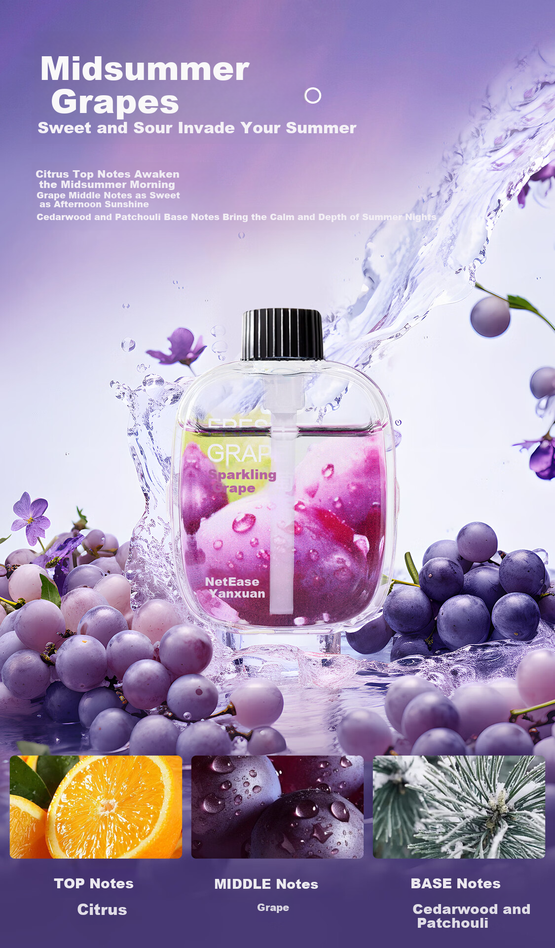 NetEase Yanxuan Pro Star Selection Home Indoor Aroma Diffuser Air Freshener Automatic Spray Osmanthus Essential Oil*1 5