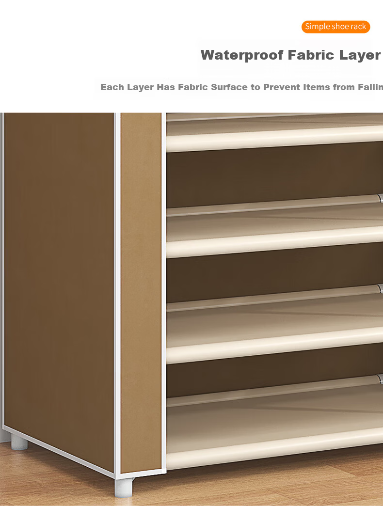 WoJia Seven-Tier Shoe Rack Home Entrance Multi-Layer Dustproof Large Capacity Storage Cabinet for Rental Apartments 7
