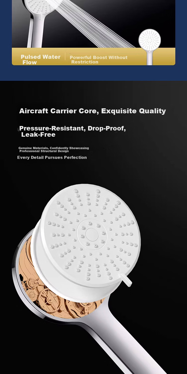 Baihan High-Pressure Shower Head Set with Powerful Water Flow, Filter, Multifunctional Handheld Bathroom Showerhead 8